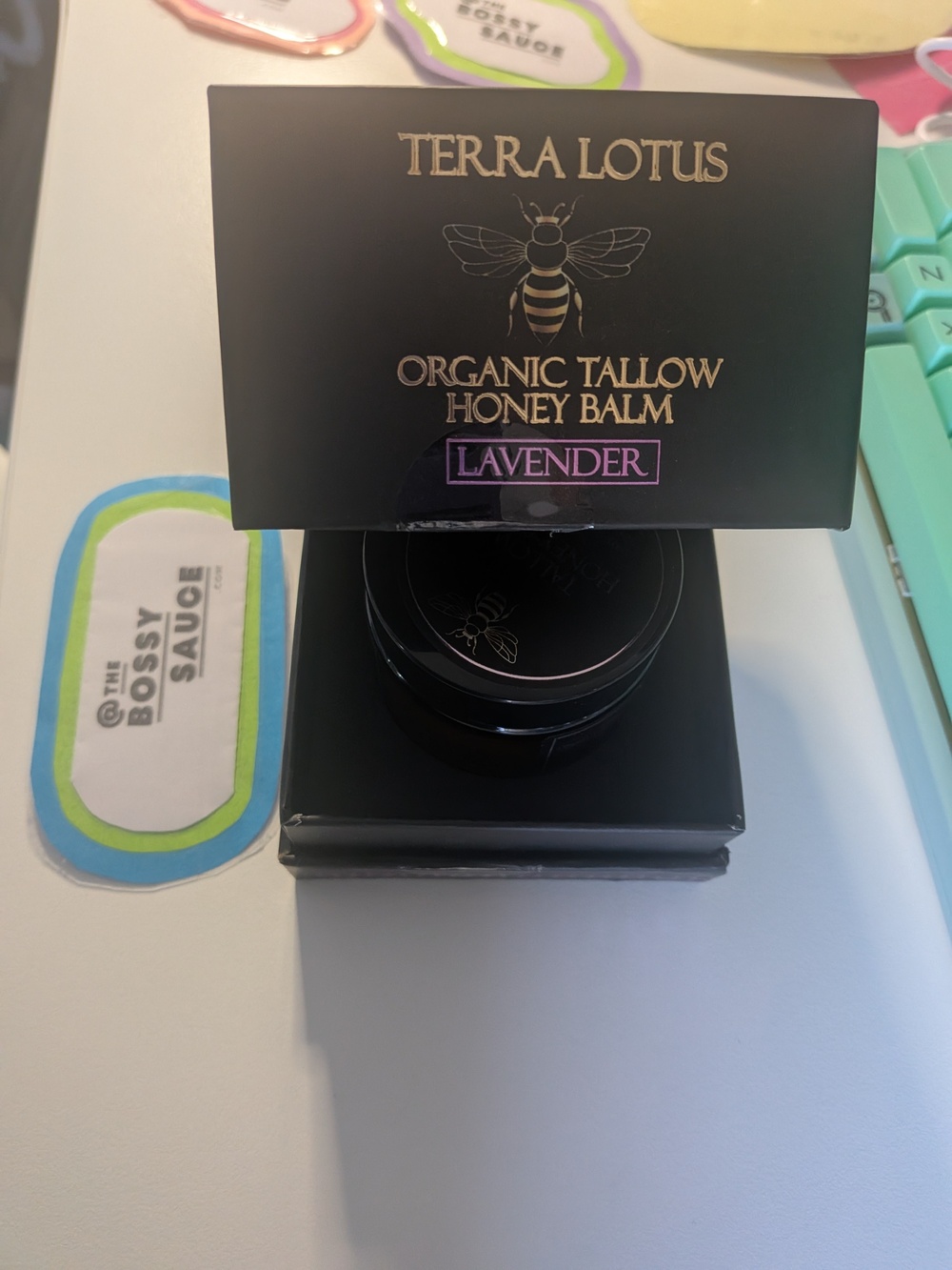 🌸 Terra Lotus Organic Tallow Honey Balm Lavender NWT